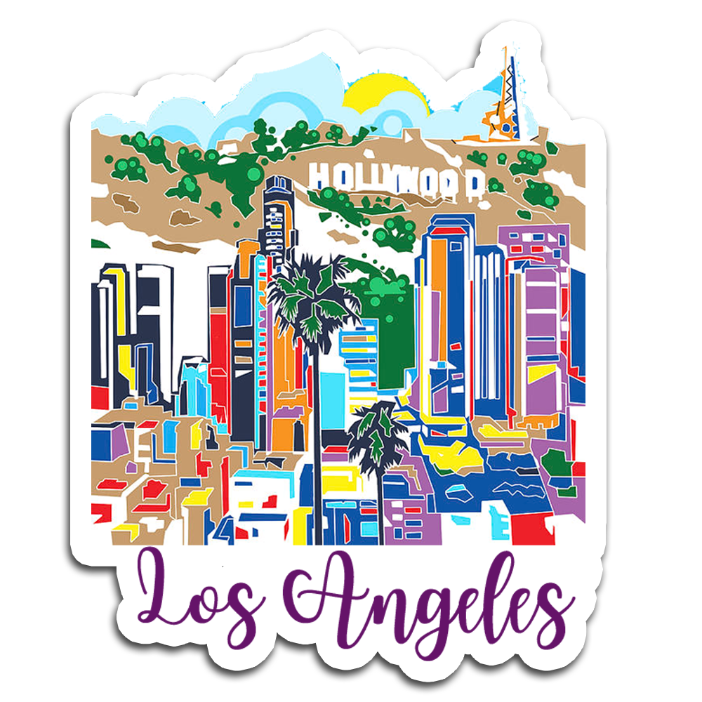 ShopTwiz Los Angeles City Fridge Magnet And Beauty Door Magnets beautifull City