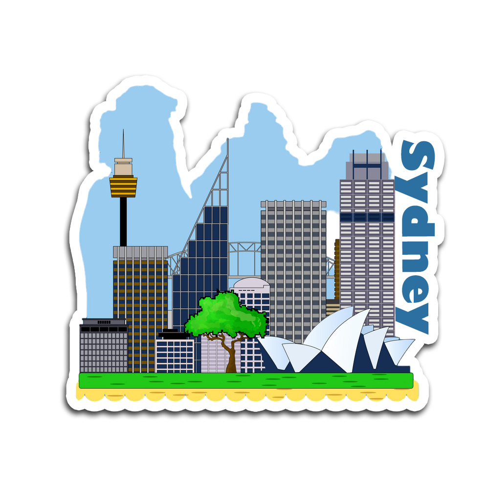 ShopTwiz Sydney City Travel Fridge Magnet And Beauty Door Magnets