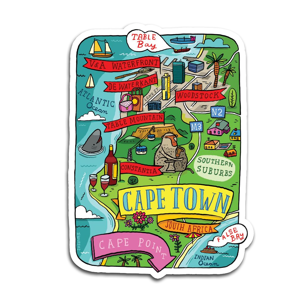 ShopTwiz Cape Town Tour City Place Fridge Magnet And Beauty Door Magnets