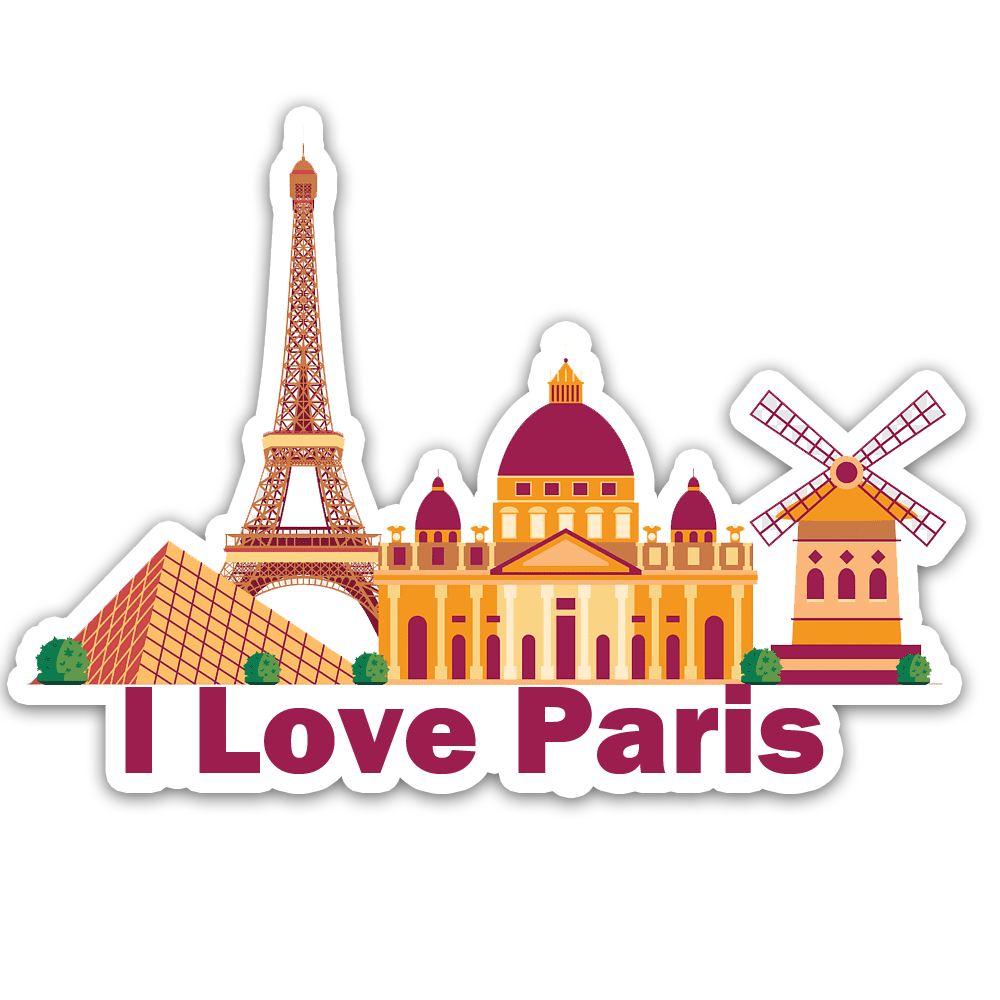 ShopTwiz Paris Beauty City Fridge Magnet and Door Magnets