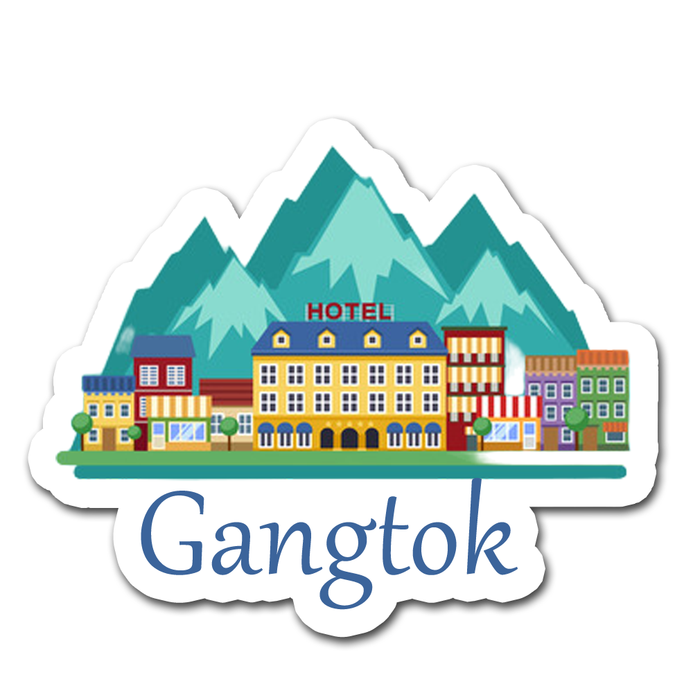ShopTwiz Gangtok Tour City Lovely Door Magnets And Fridge Magnet