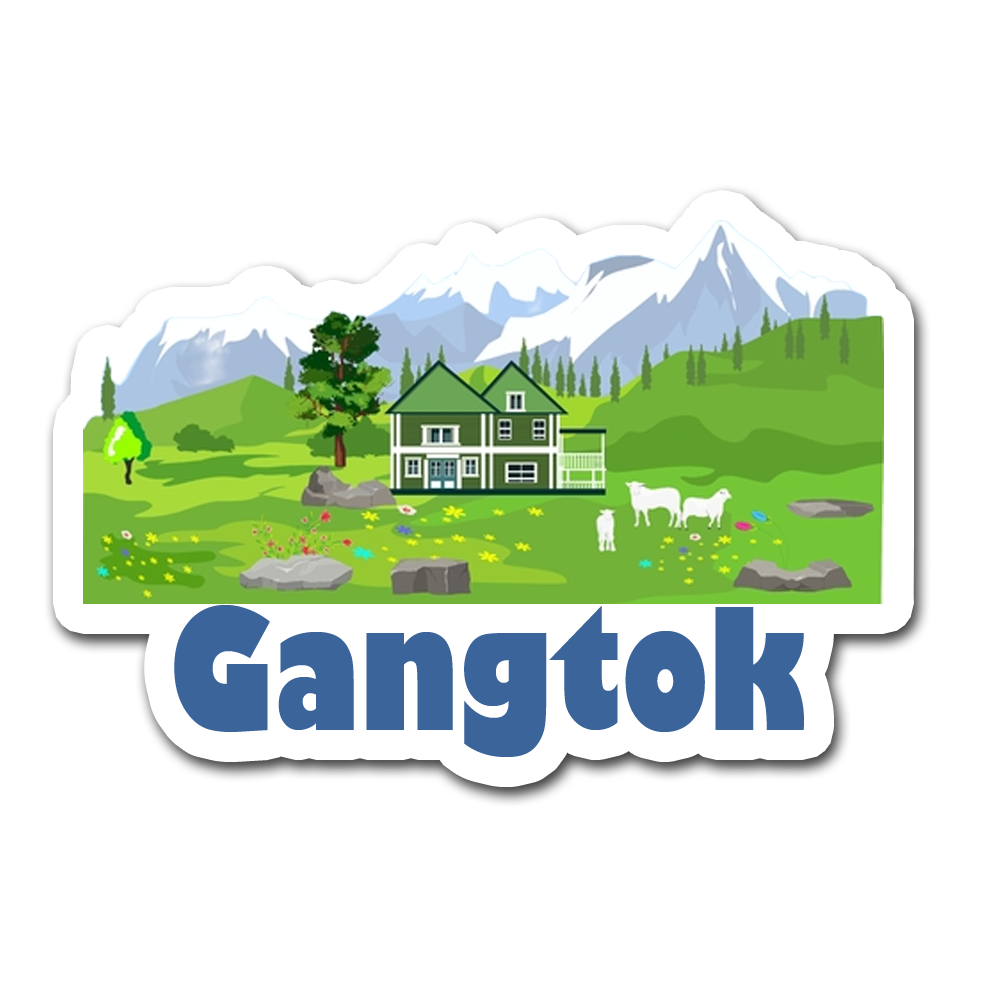ShopTwiz Gangtok Travel City Lovely Door Magnets And Fridge Magnet