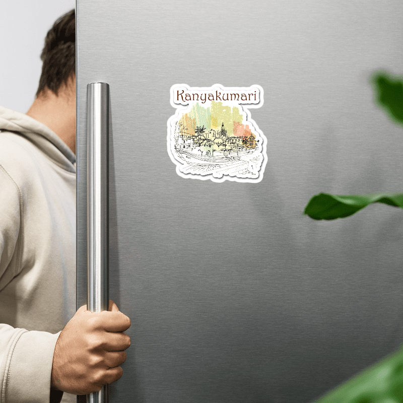 ShopTwiz Kanyakumari Famous City Lovely Door Magnets And Fridge Magnet