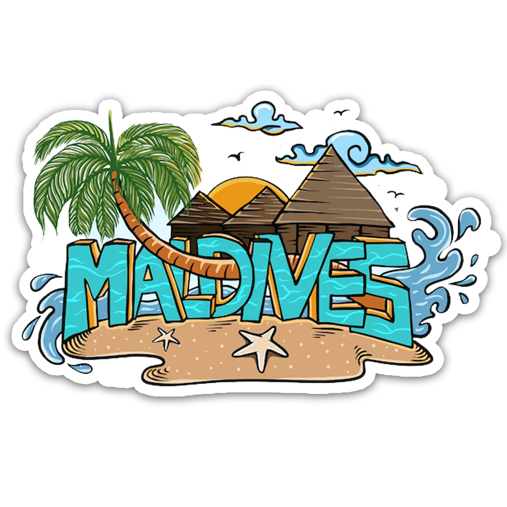 ShopTwiz Maldives Beauty City Fridge Magnet and Door Magnets