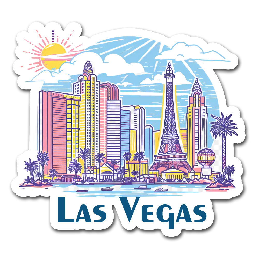 ShopTwiz Las Vegas Beautiful City Lovely Door Magnets And Fridge Magnet