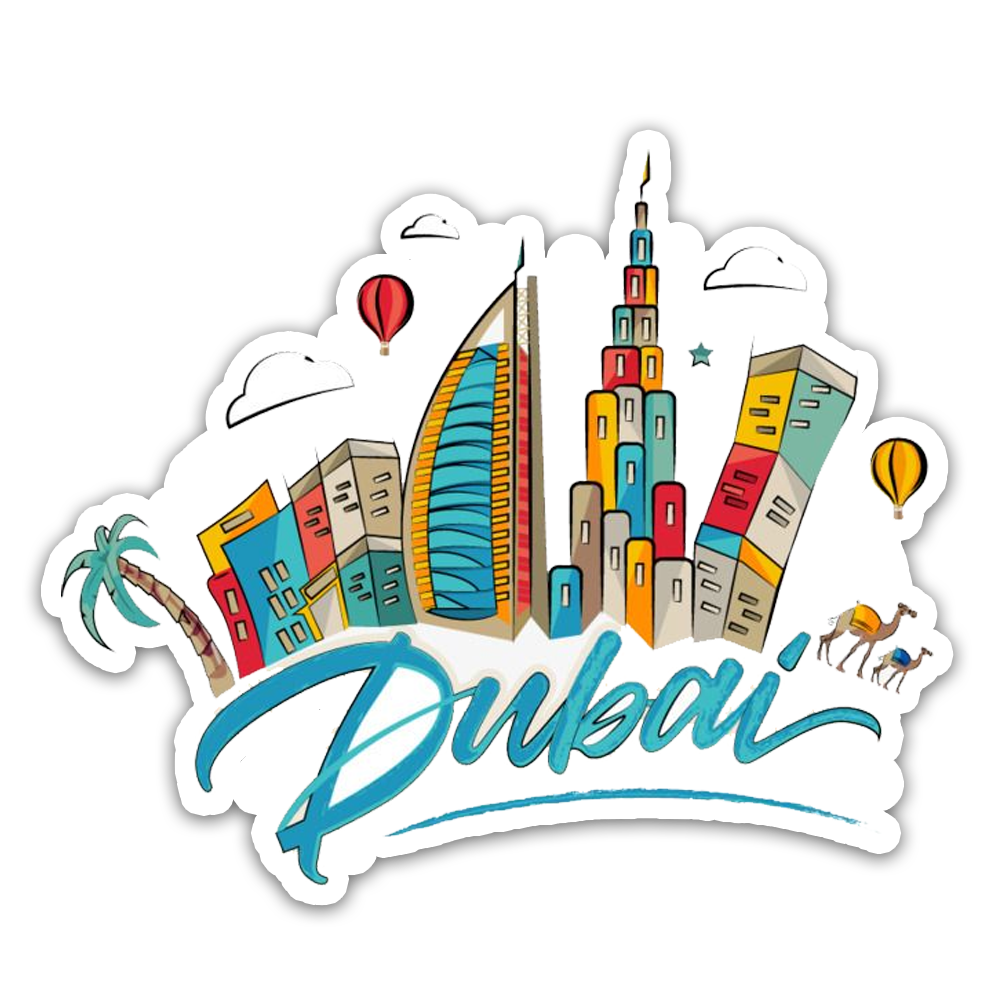 ShopTwiz Dubai Beauty City Fridge Magnet and Door Magnets