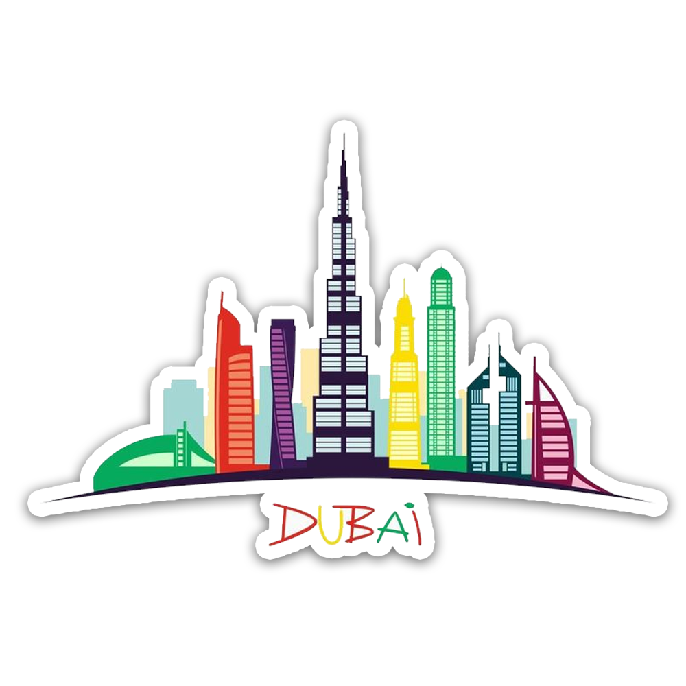 ShopTwiz Dubai Beauty City Fridge Magnet and Door Magnets