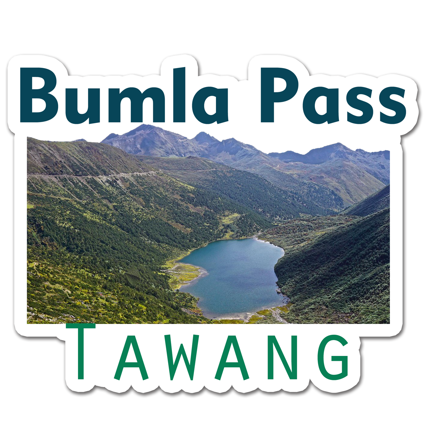 ShopTwiz Bumla Pass 2 (Tawang ) Awesome City Lovely Door Magnets And Fridge Magnet