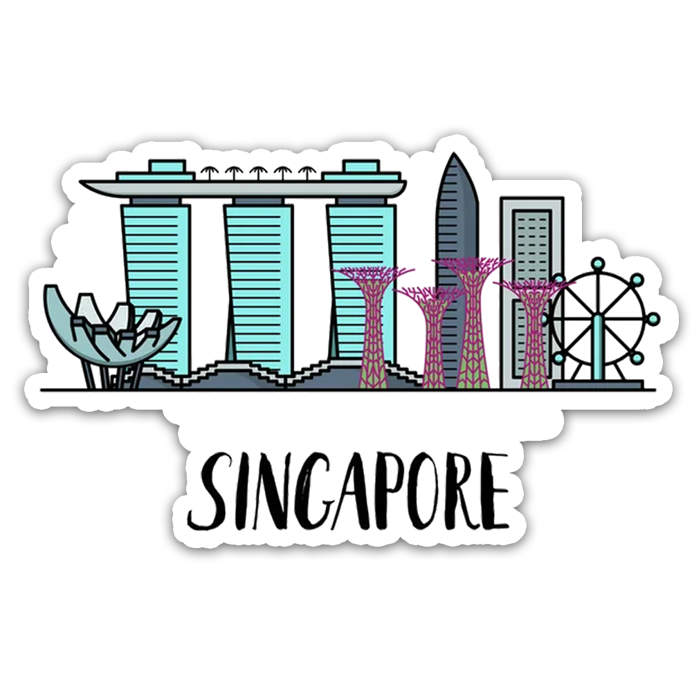 ShopTwiz Singapore Beauty City Fridge Magnet and Door Magnets