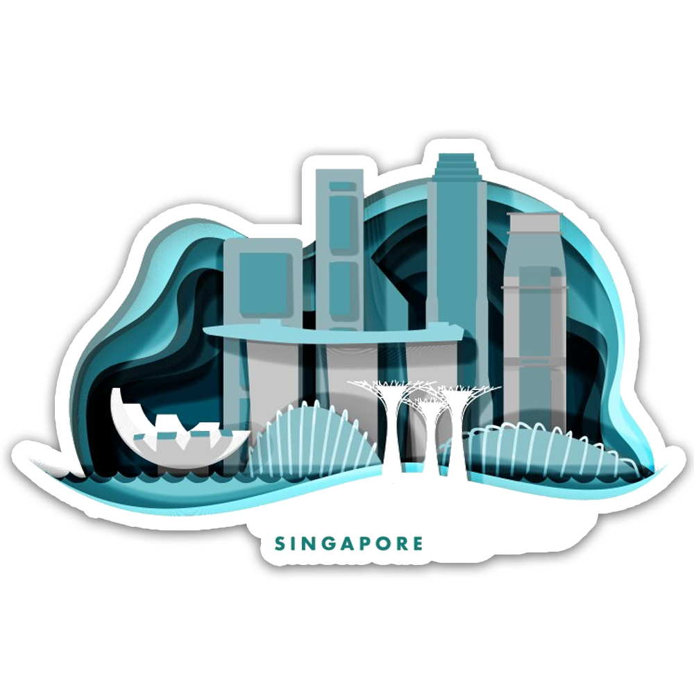 ShopTwiz Singapore Beauty City Fridge Magnet and Door Magnets