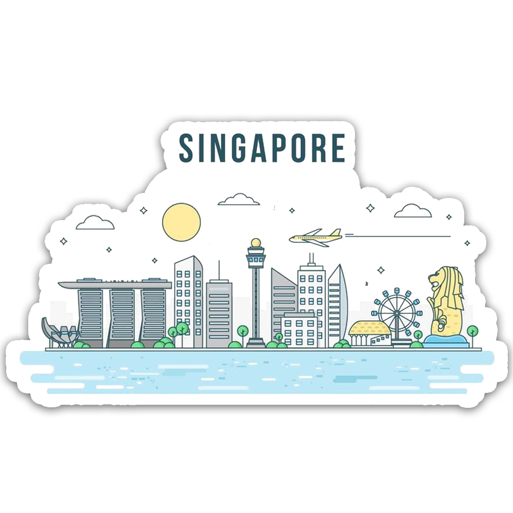 ShopTwiz Singapore Beauty City Fridge Magnet and Door Magnets