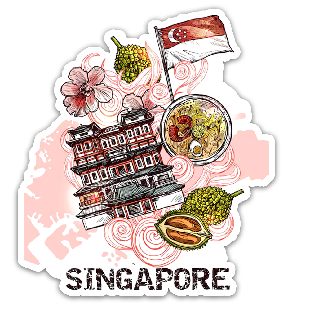 ShopTwiz Singapore Beauty City Fridge Magnet and Door Magnets