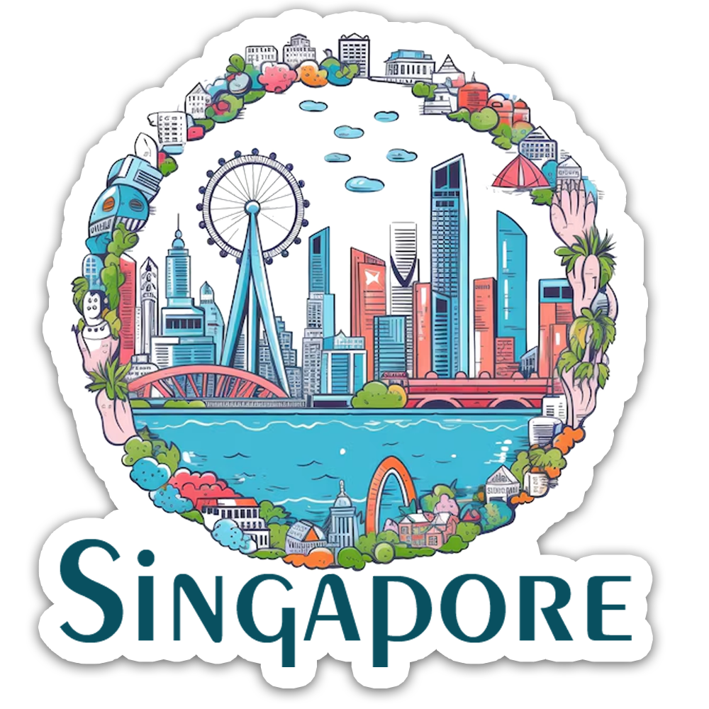 ShopTwiz Singapore Beauty City Fridge Magnet and Door Magnets