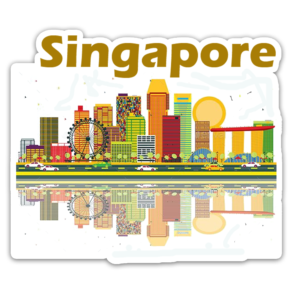 ShopTwiz Singapore Beauty City Fridge Magnet and Door Magnets