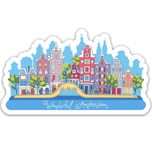 ShopTwiz Amsterdam Beauty City Fridge Magnet and Door Magnets