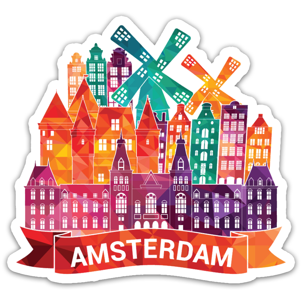 ShopTwiz Amsterdam Beauty City Fridge Magnet and Door Magnets