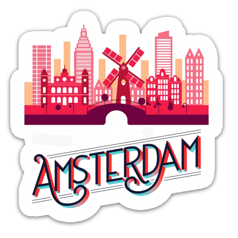 ShopTwiz Amsterdam Beauty City Fridge Magnet and Door Magnets