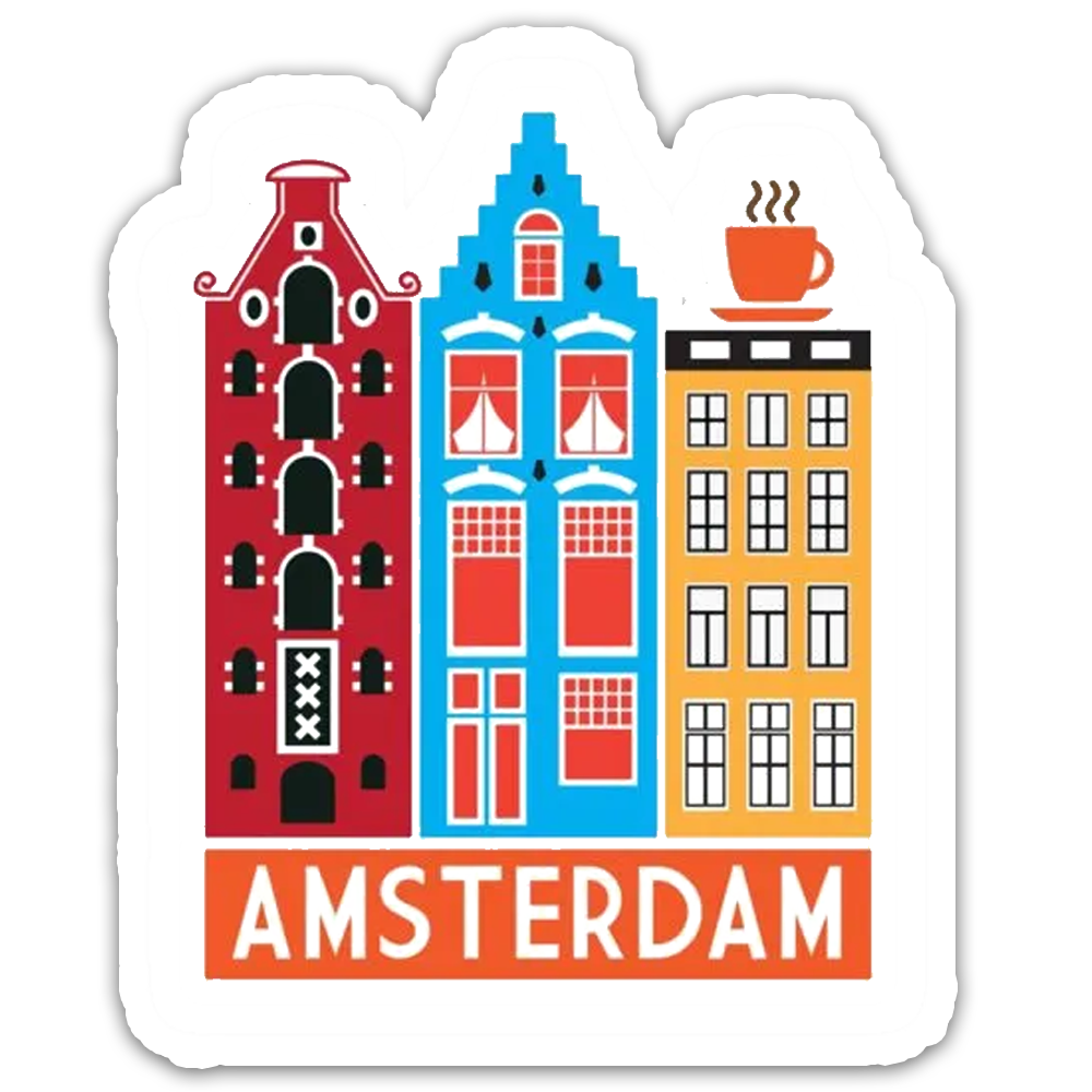 ShopTwiz Amsterdam Beauty City Fridge Magnet and Door Magnets