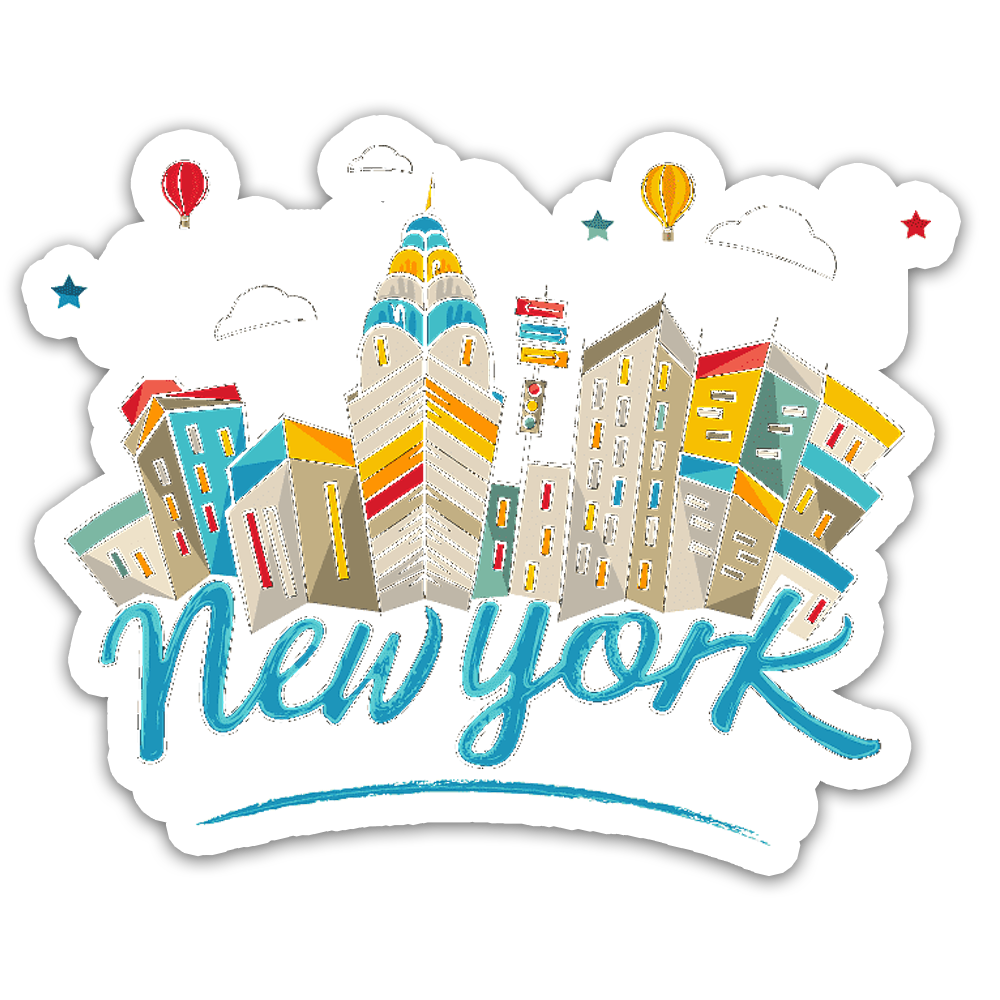 ShopTwiz New York Beauty City Fridge Magnet and Door Magnets