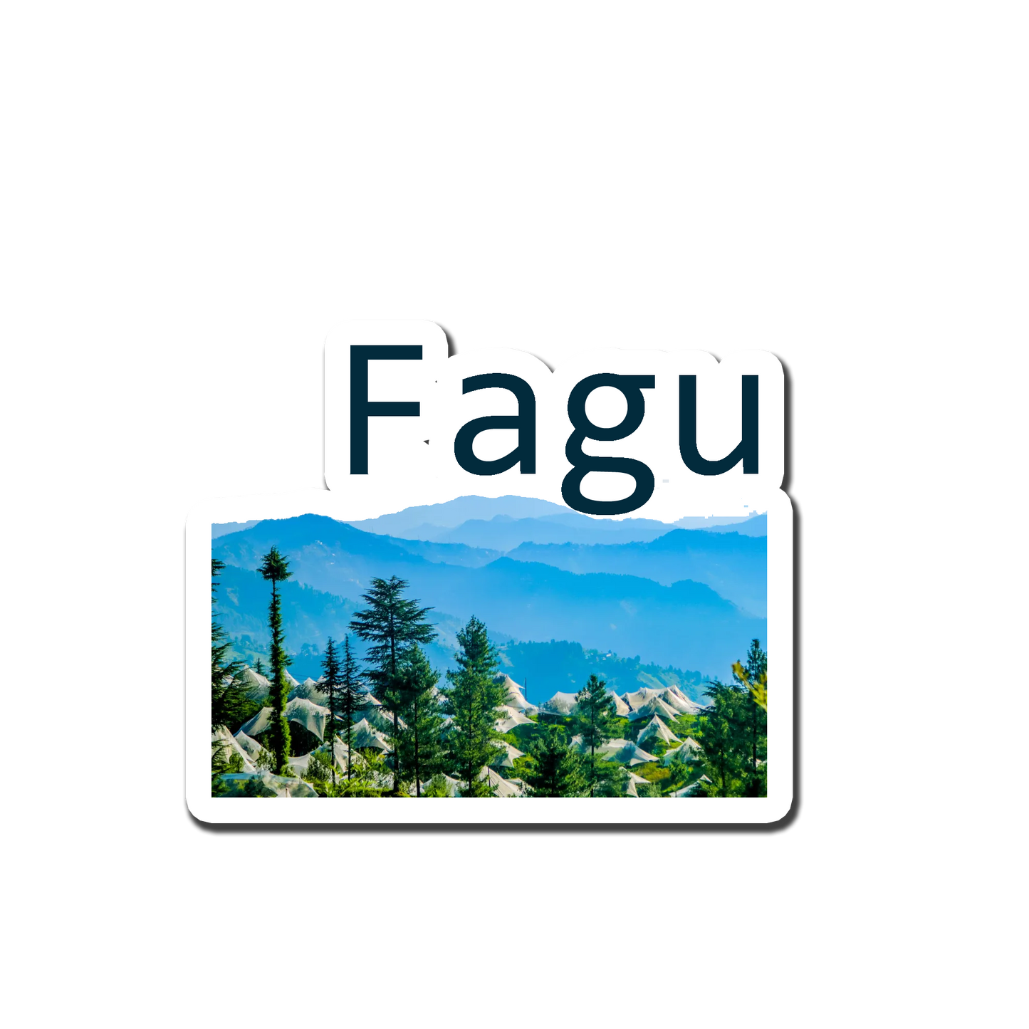 Fagu Beautiful Souvenir Fridge Magnet