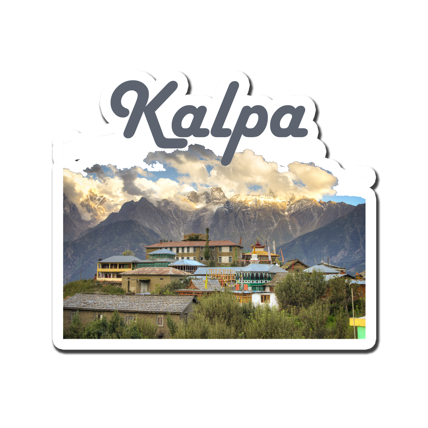 Kalpa Scenic Souvenir Fridge Magnet