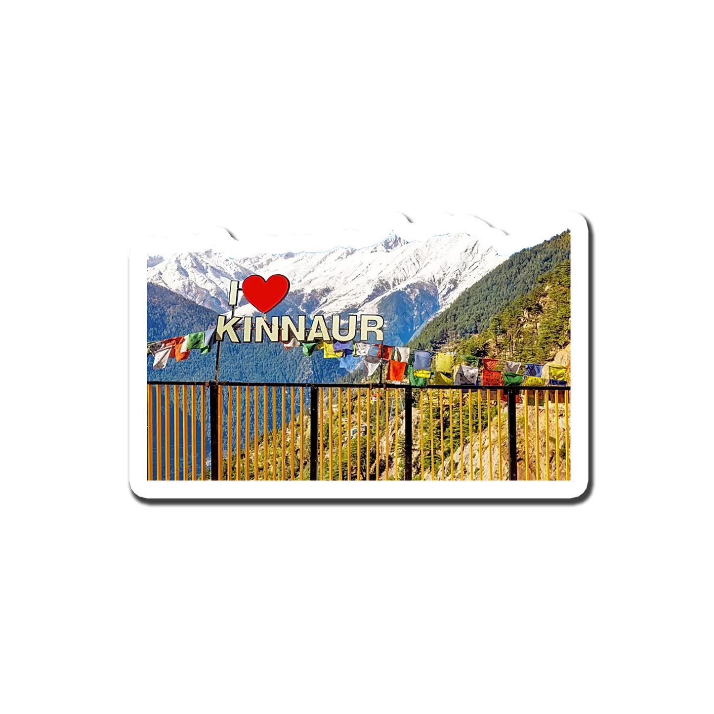 Kinnaur Beautiful Souvenir Fridge Magnet