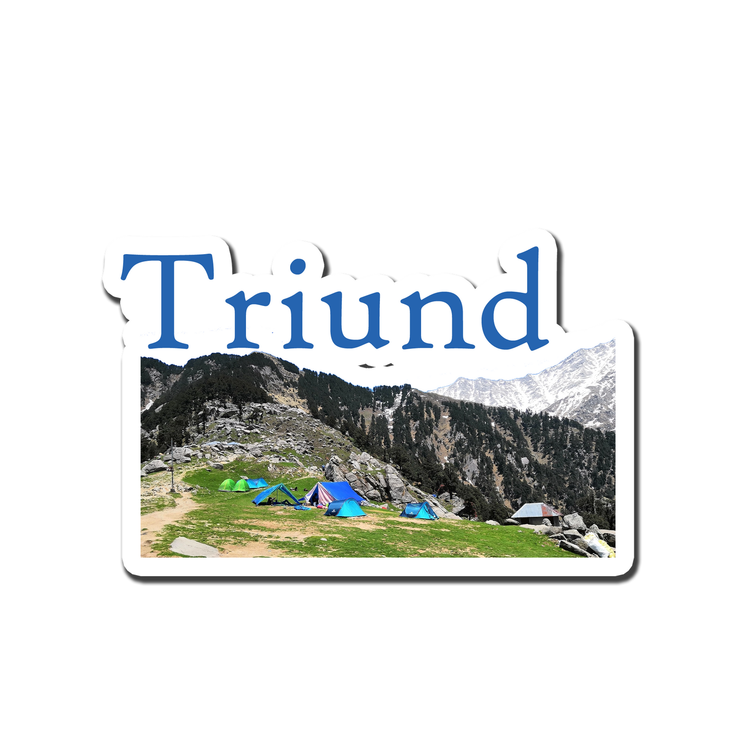 Triund  Beauty Souvenir Fridge Magnet