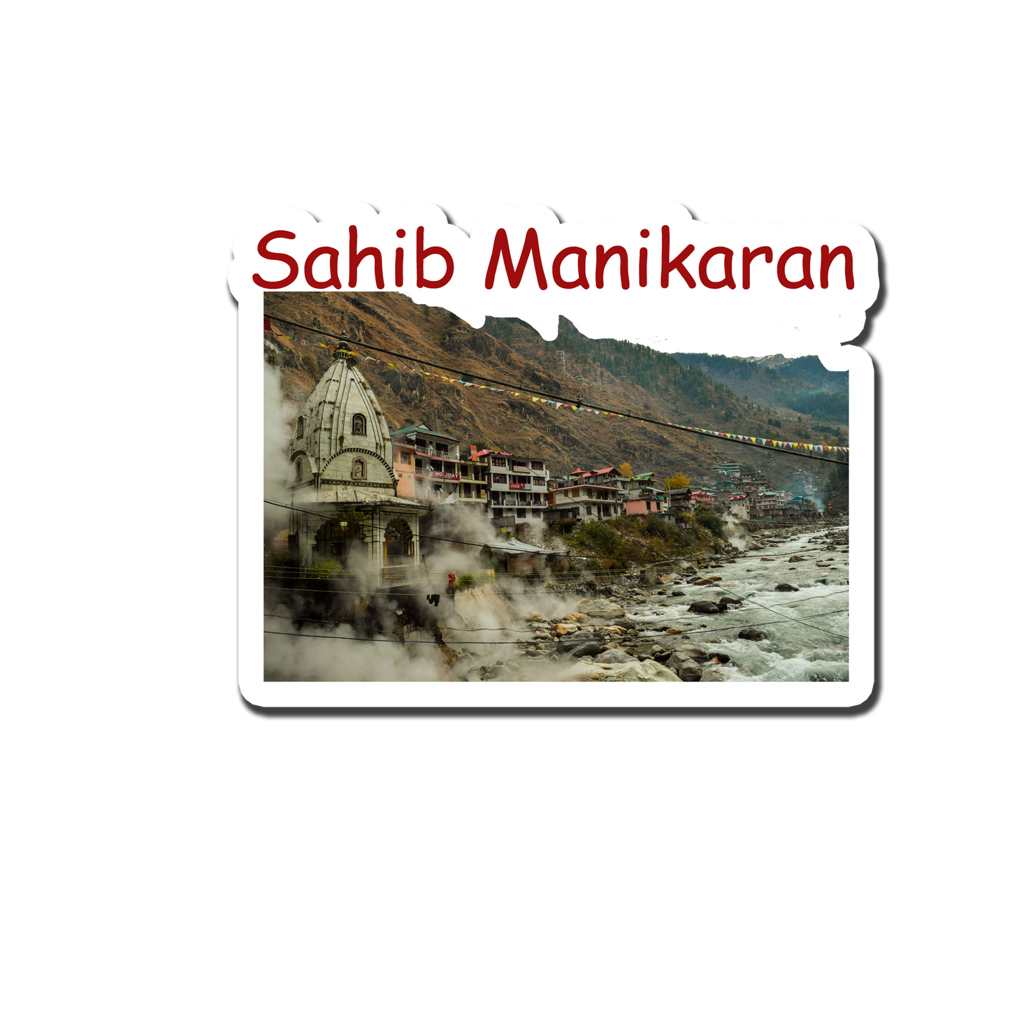 Sahib Manikaran Souvenir Fridge Magnet