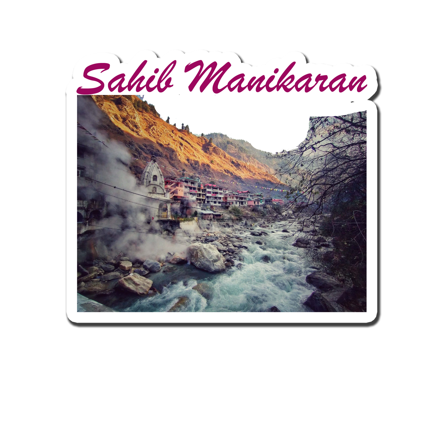 Sahib Manikaran Beautiful Souvenir Fridge Magnet