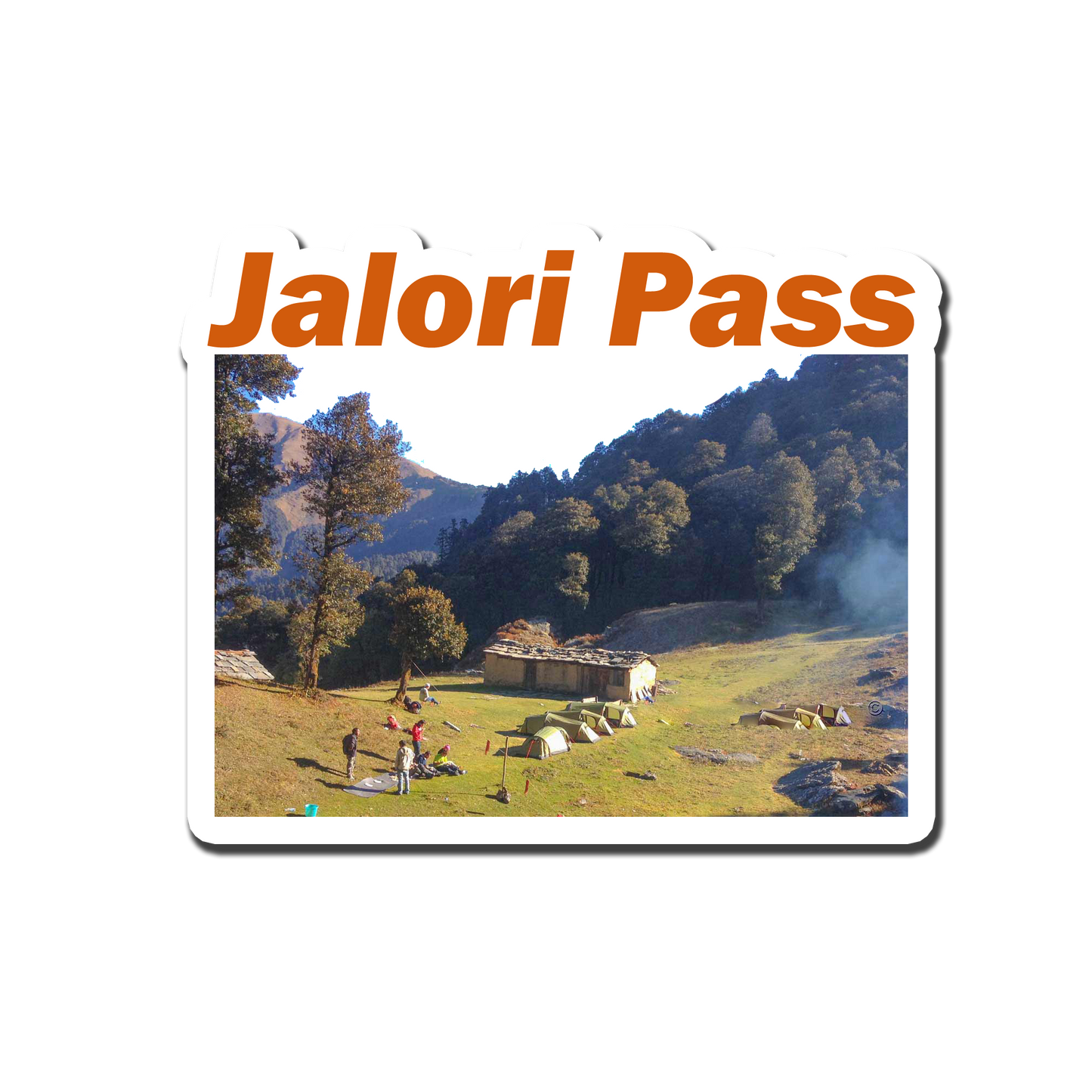 Jalori Pass Elegant Souvenir Fridge Magnet