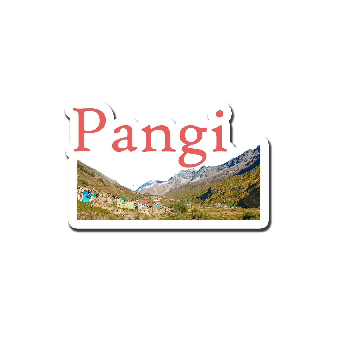 Pangi Beauty Souvenir Fridge Magnet