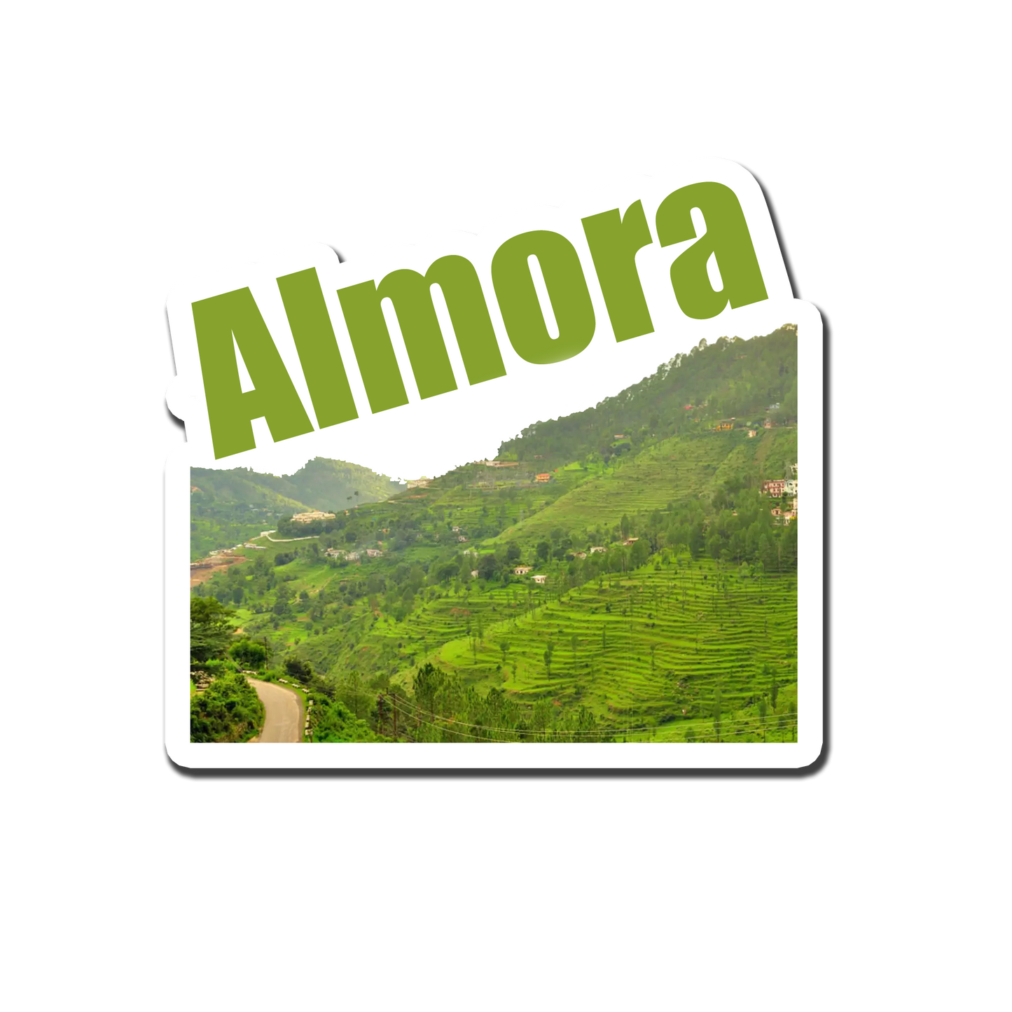 Almora Beauty Souvenir Fridge Magnet