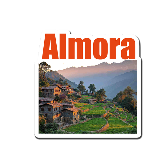 Almora Scenery Souvenir  Fridge Magnet