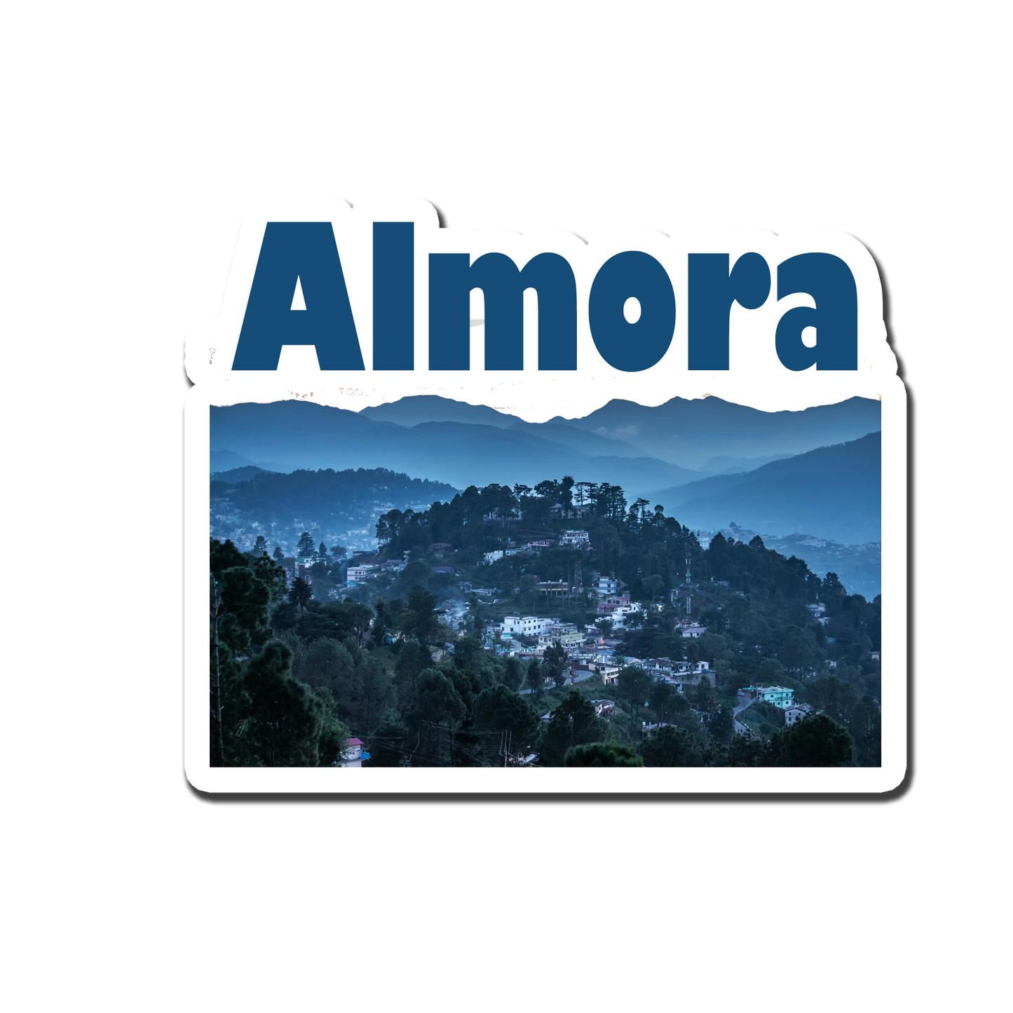 Almora Scenic Souvenir Fridge Magnet