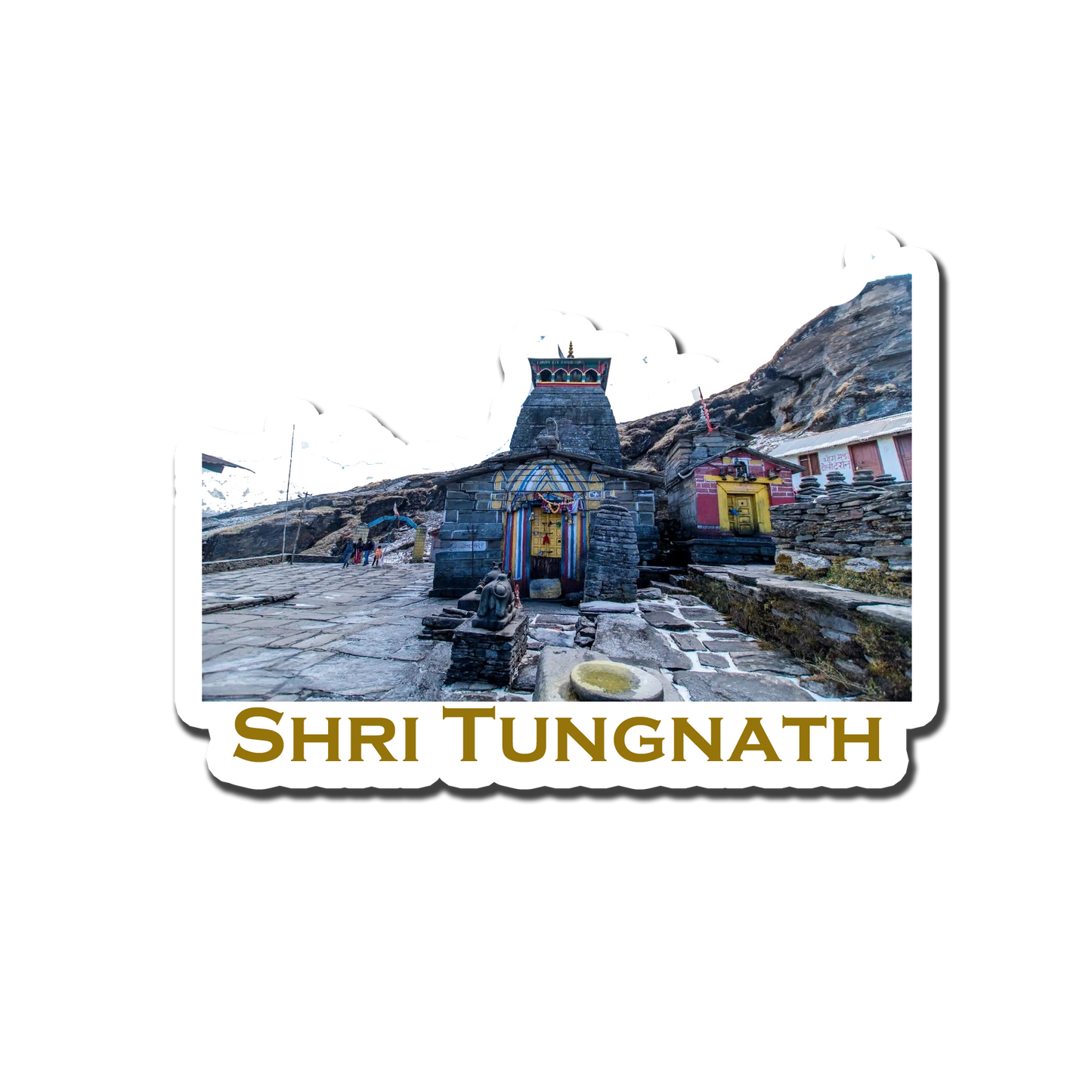 Shri Tungnath Scenic Souvenir Fridge Magnet