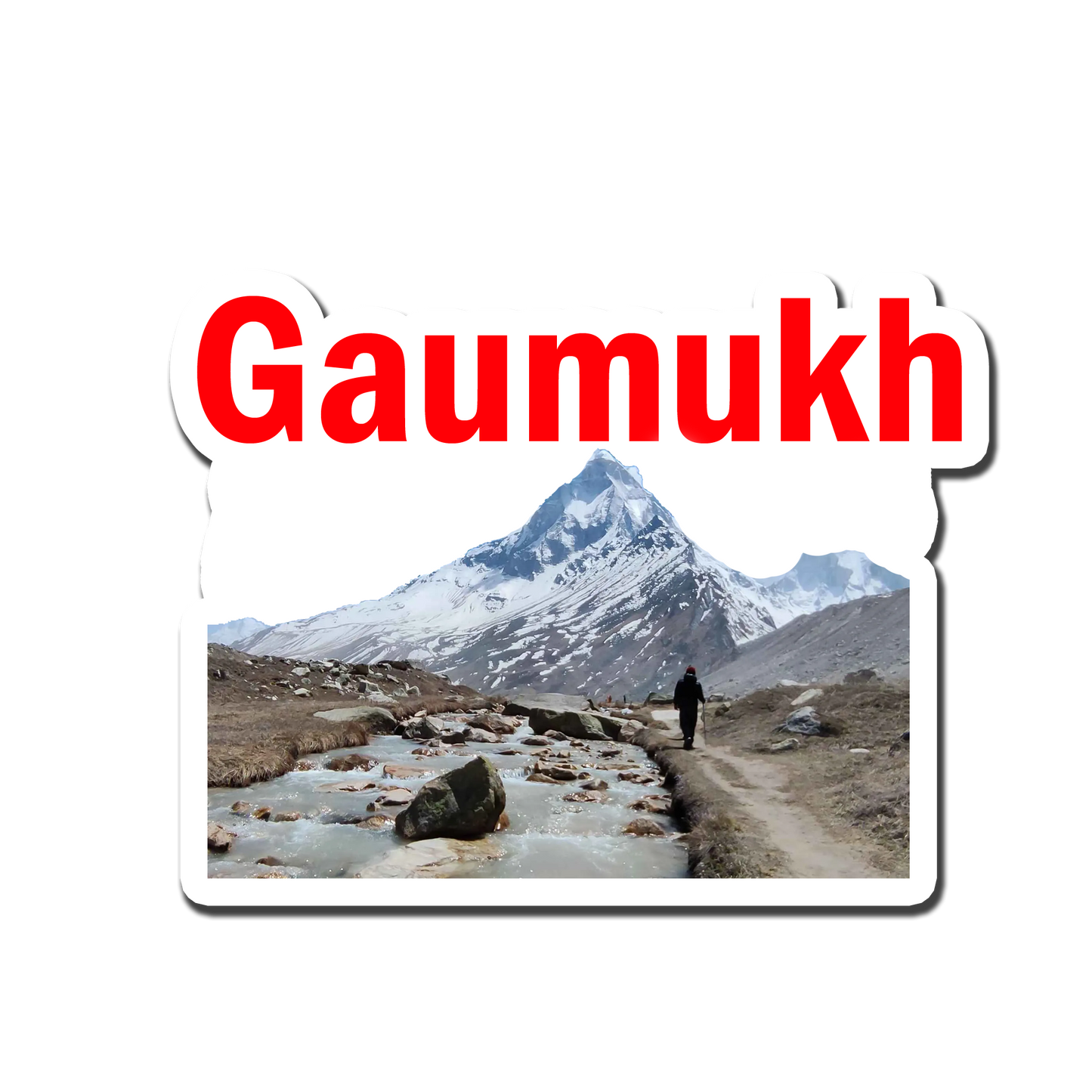 Gaumukh Souvenir Fridge Magnet