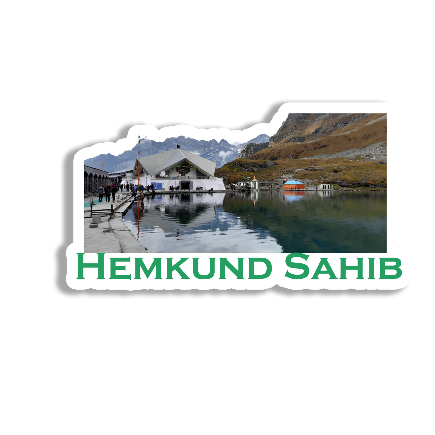Hemkund Sahib Beauty Souvenir Fridge Magnet