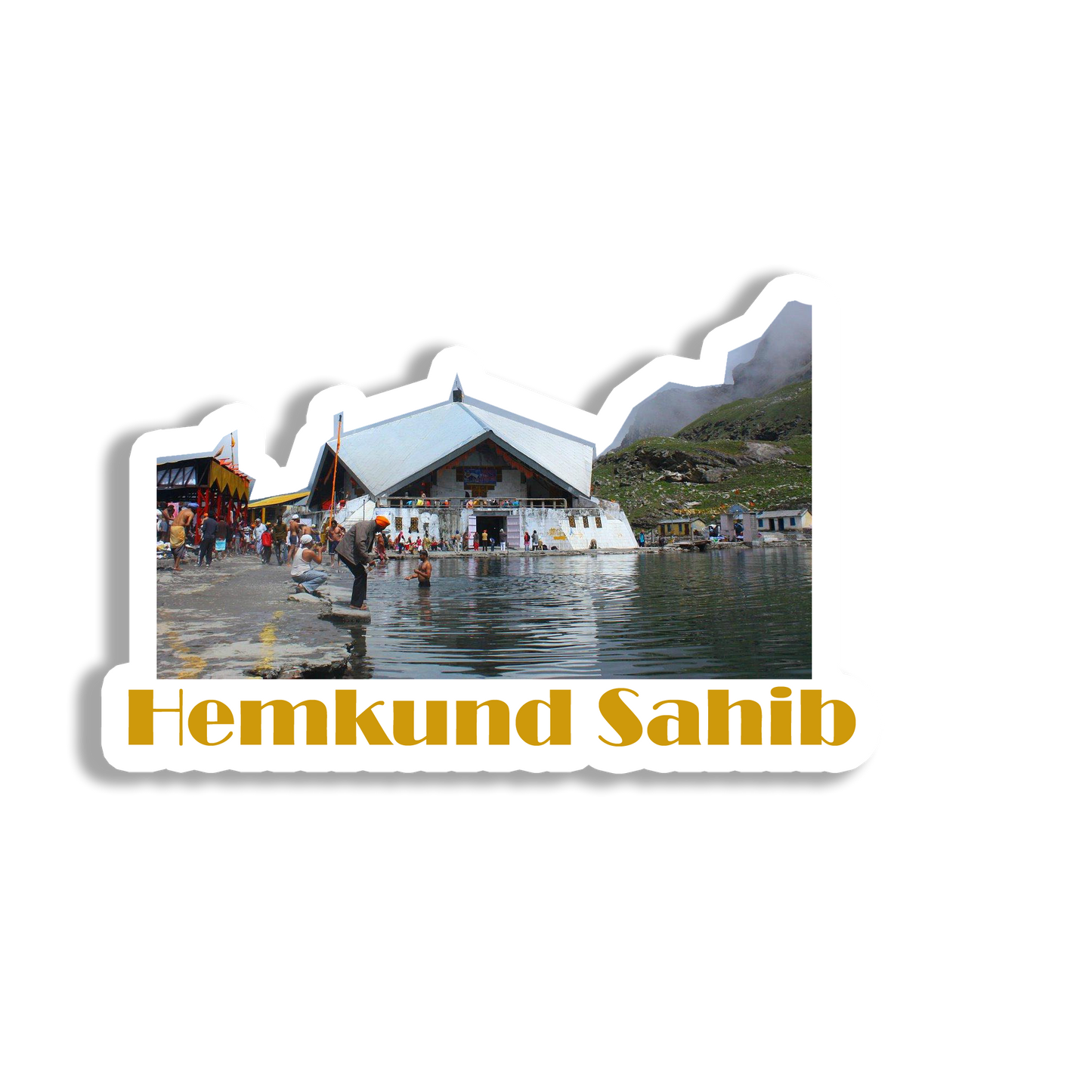 Hemkund Sahib Elegant Souvenir Fridge Magnet
