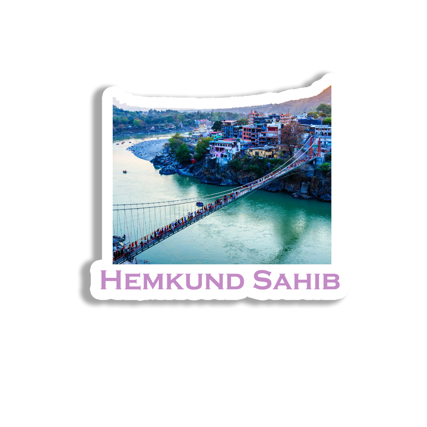 Hemkund Sahib Scenery Souvenir Fridge Magnet