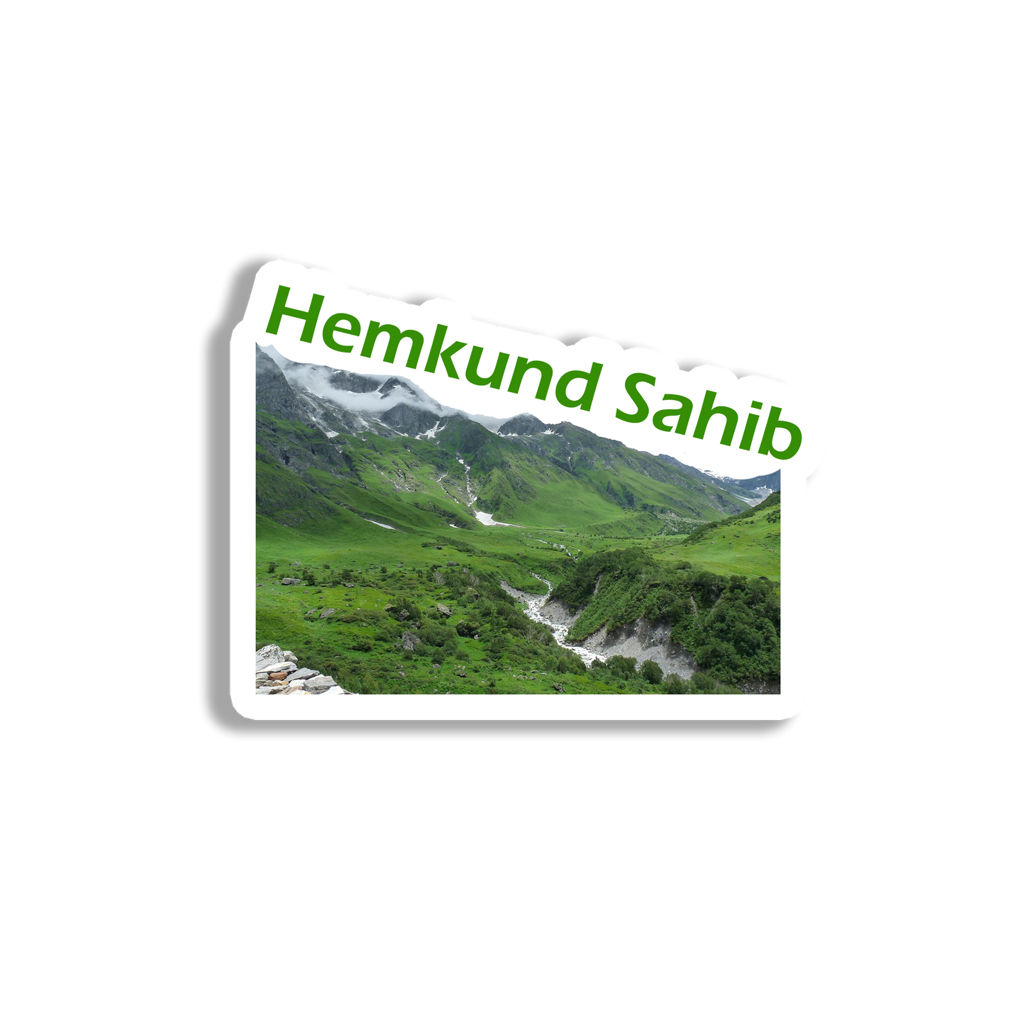 Hemkund Sahib Scenic Souvenir Fridge Magnet