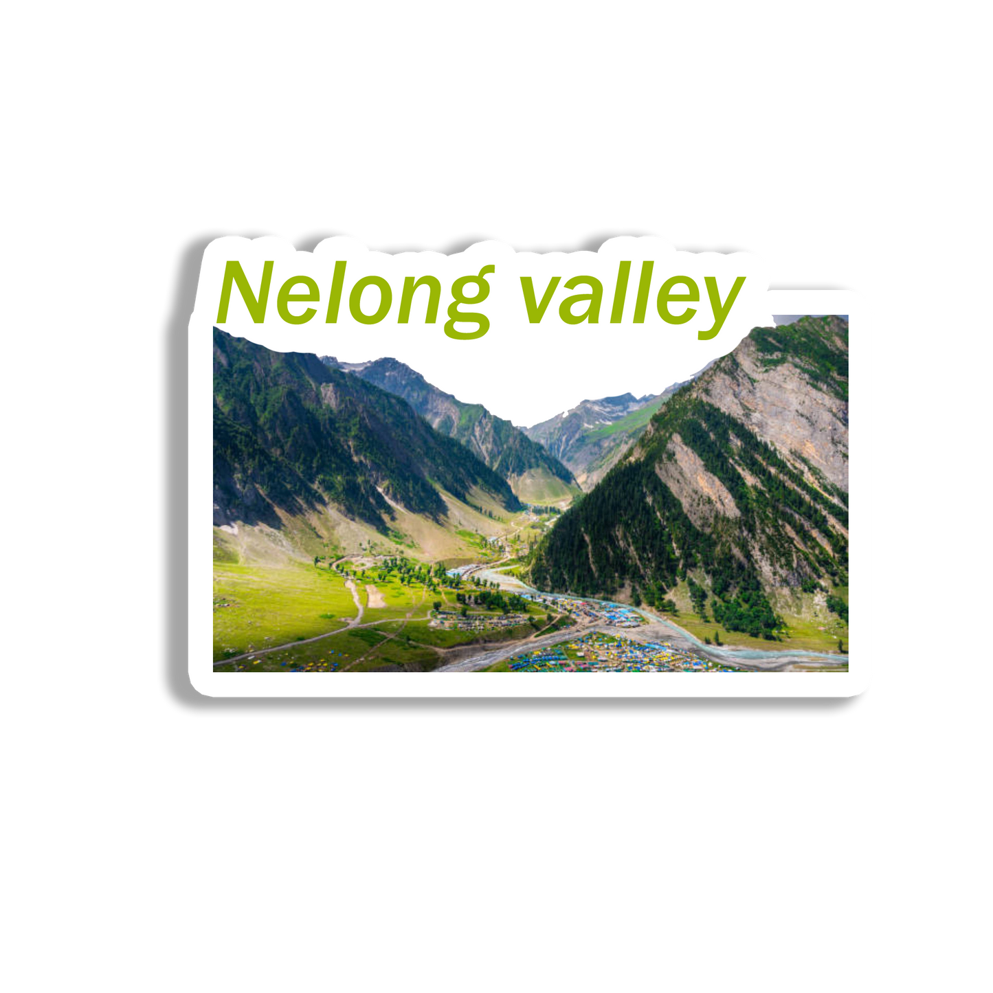 Nelong Valley Elegant Souvenir Fridge Magnet