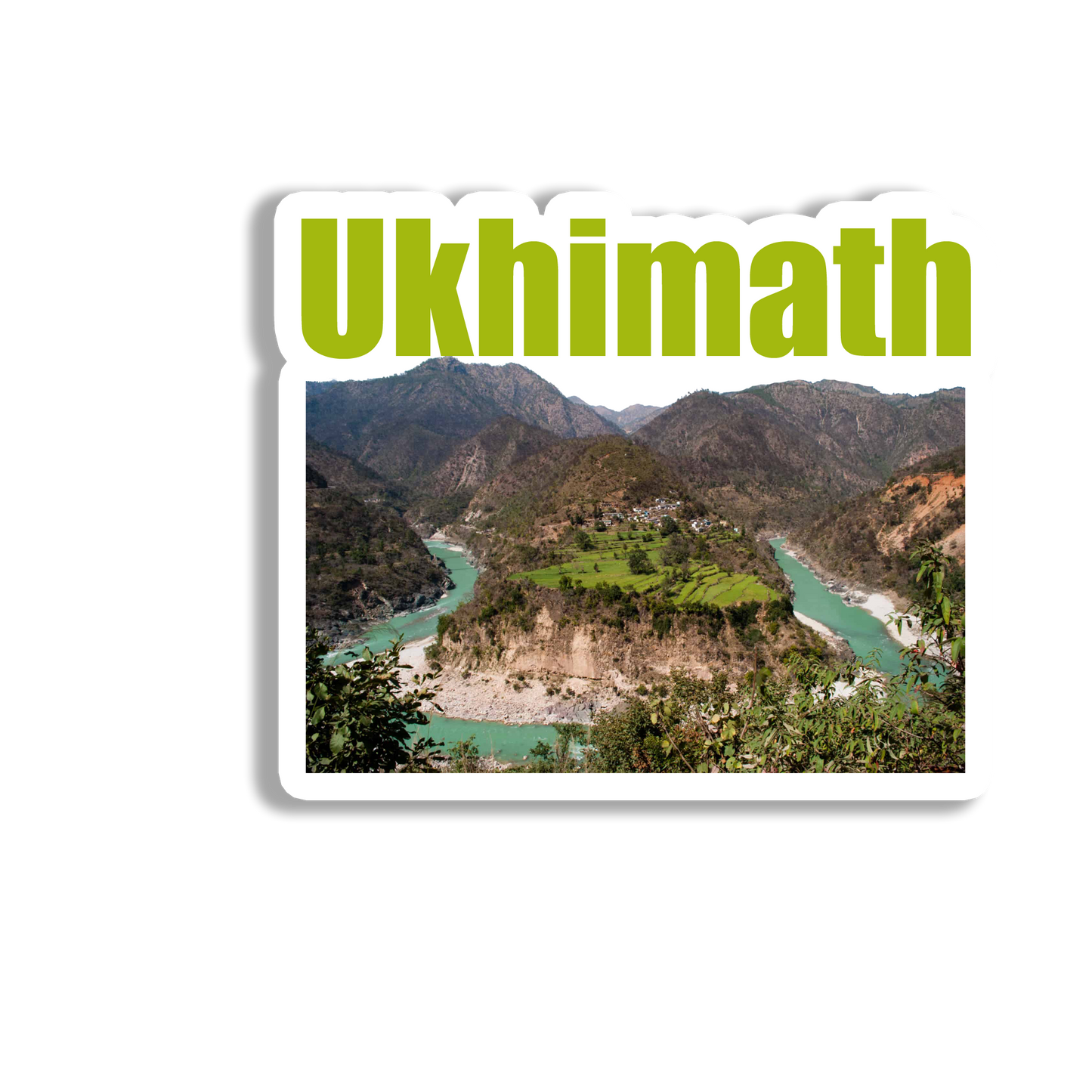 Ukhimath  Souvenir  Fridge Magnet