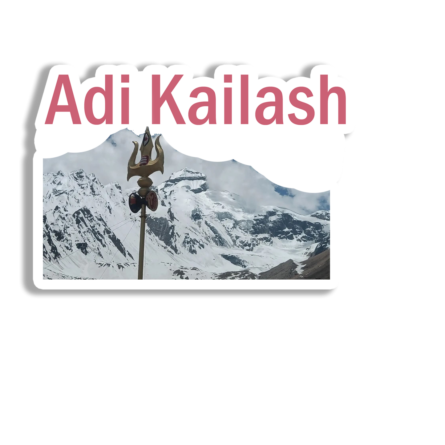 Adi Kailash Scenery  Souvenir  Fridge Magnet