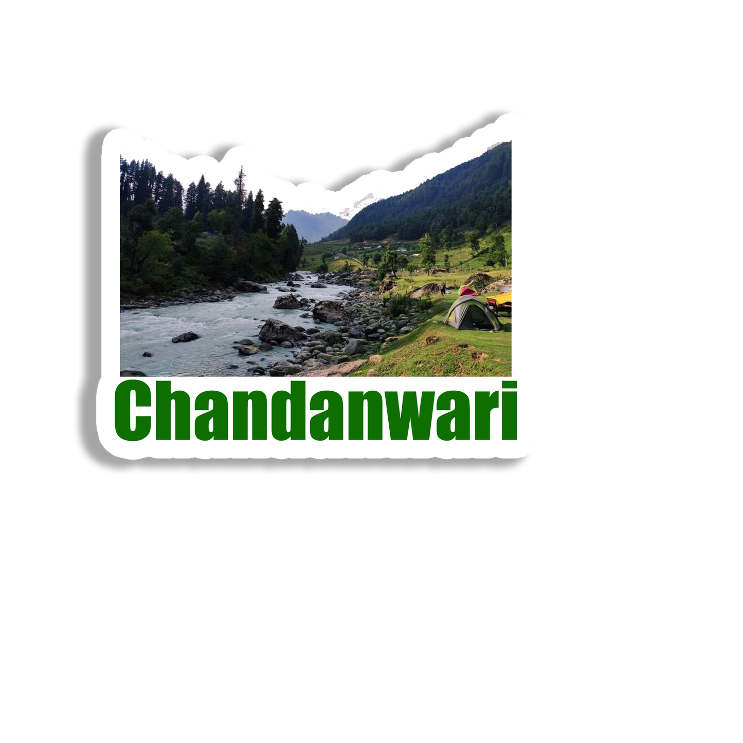 Chandanwari Scenery Souvenir Fridge Magnet