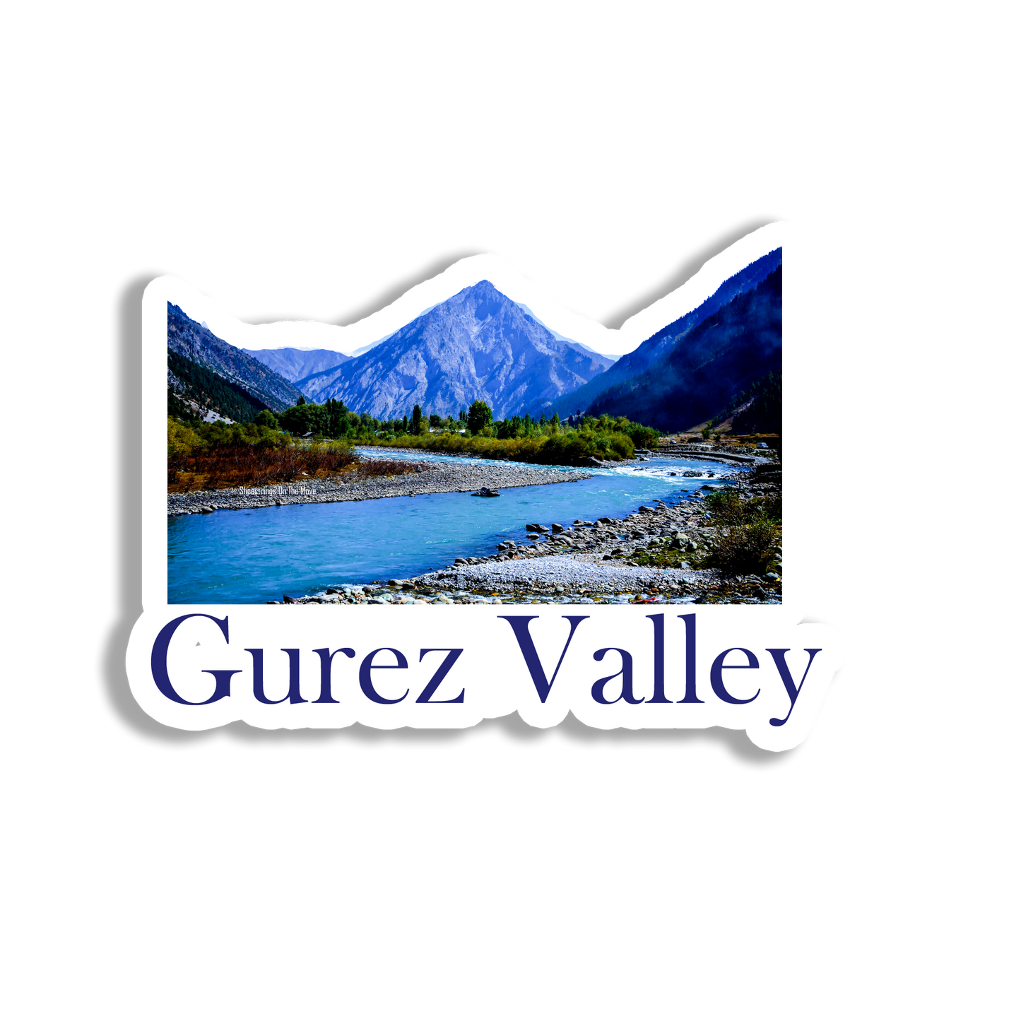 Gurez Valley Scenery Souvenir Fridge Magnet
