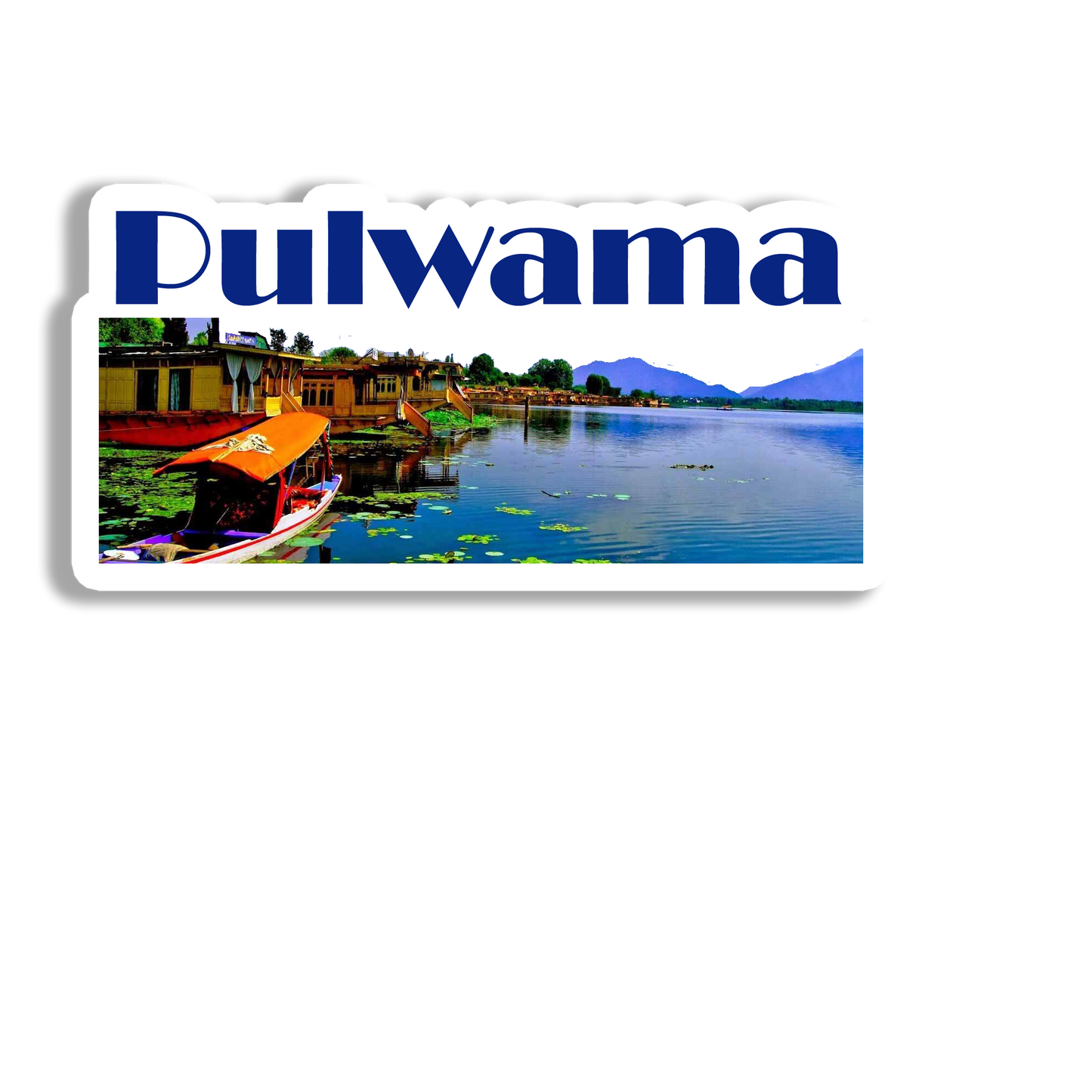 Pulwama Beauty Souvenir Fridge Magnet