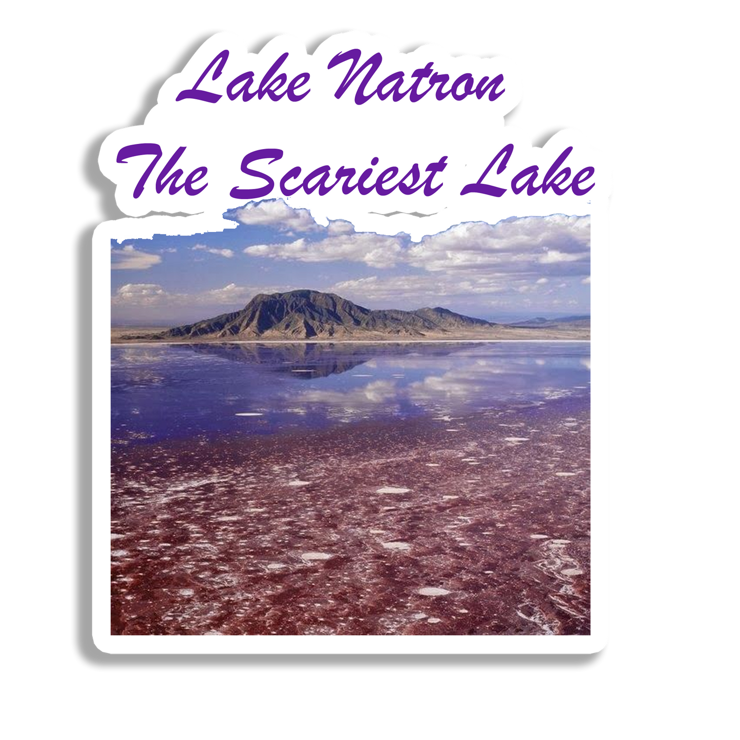 Lake Natron Beauty Souvenir Fridge Magnet