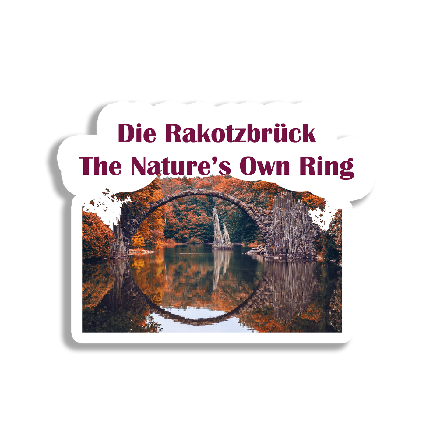 Die Rakotzbruck Beauty Souvenir Fridge Magnet