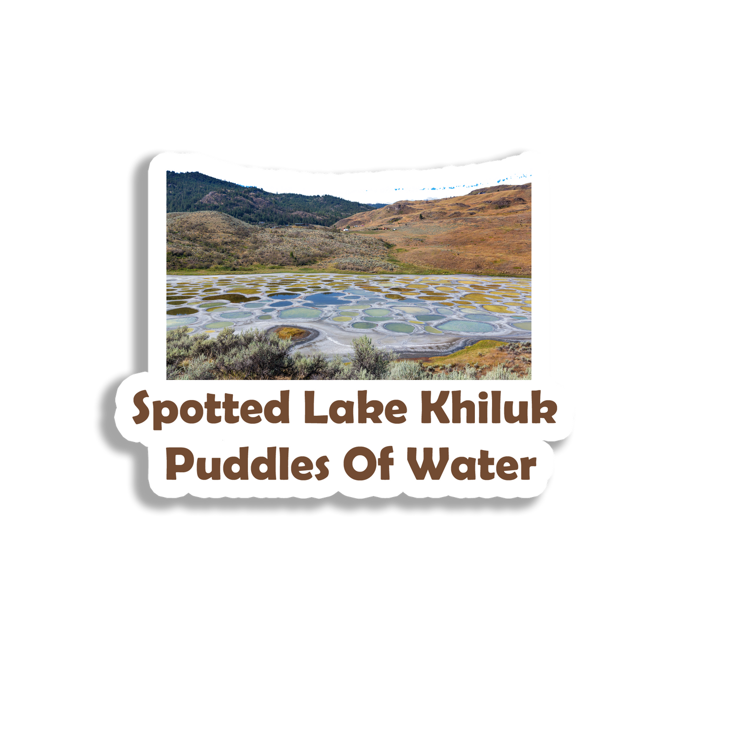 Spotted Lake Beauty Souvenir Fridge Magnet