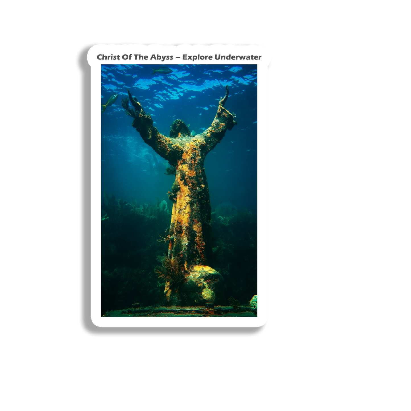 Christ of the Abyss Beauty Souvenir Fridge Magnet